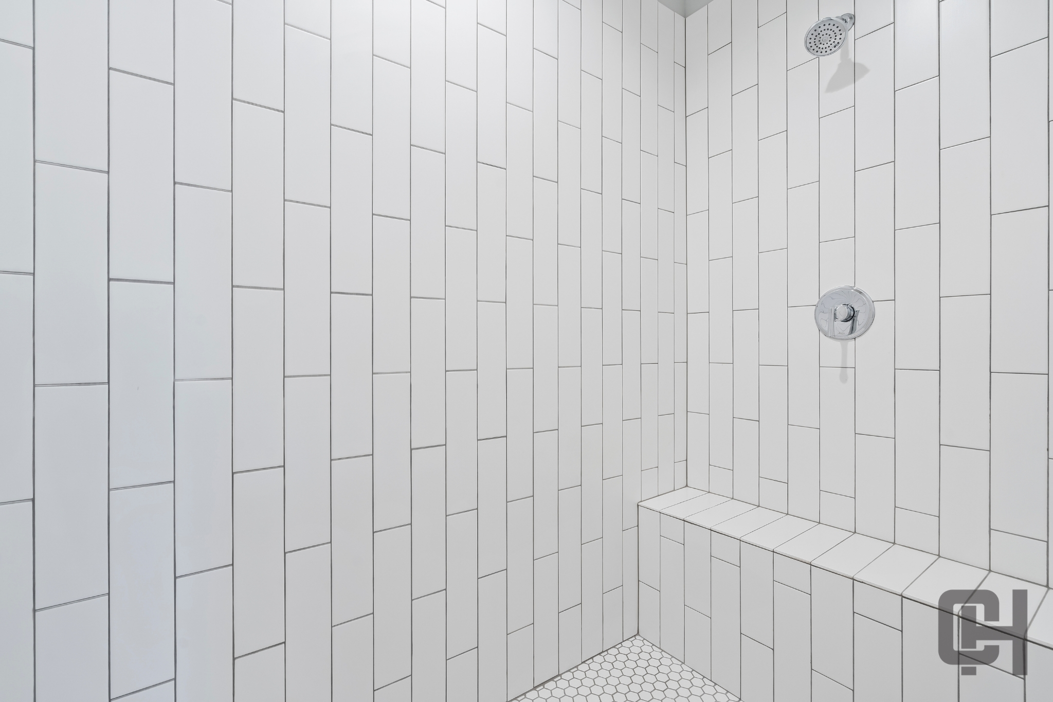 Varese Bathroom With Walk-in Shower And Bench