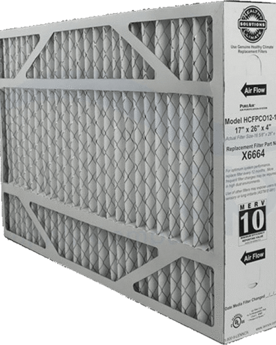 MERV 10 Pleated HVAC Air Filter Designed To Improve Indoor Air Quality.