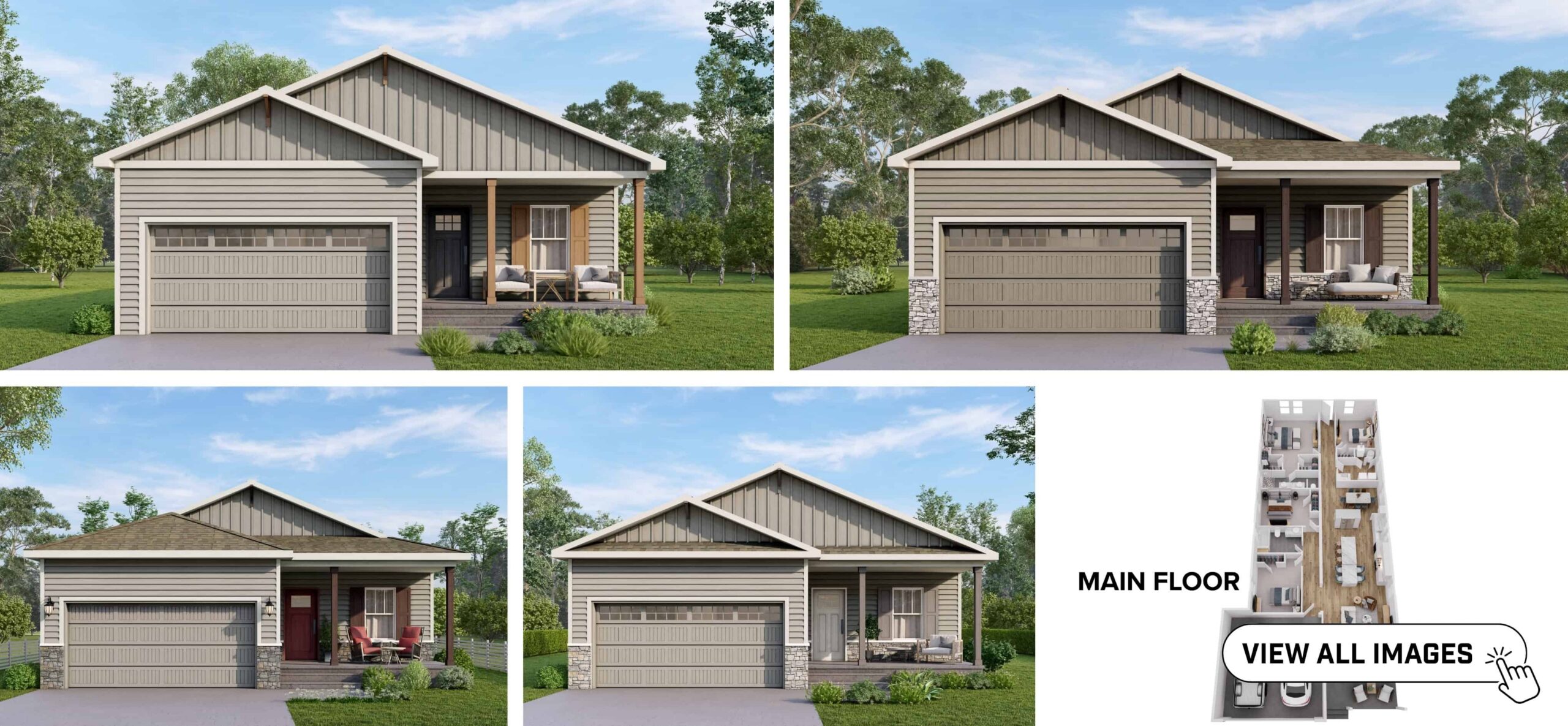 Acacia floor plan cover grid by Comerio Homes