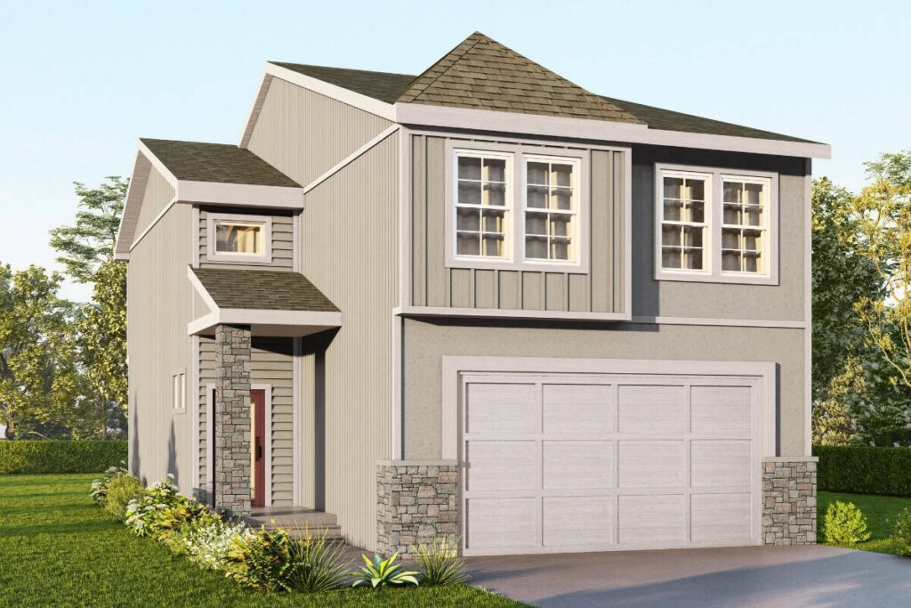 Antonio Exterior Elevation Rendering By Comerio Homes