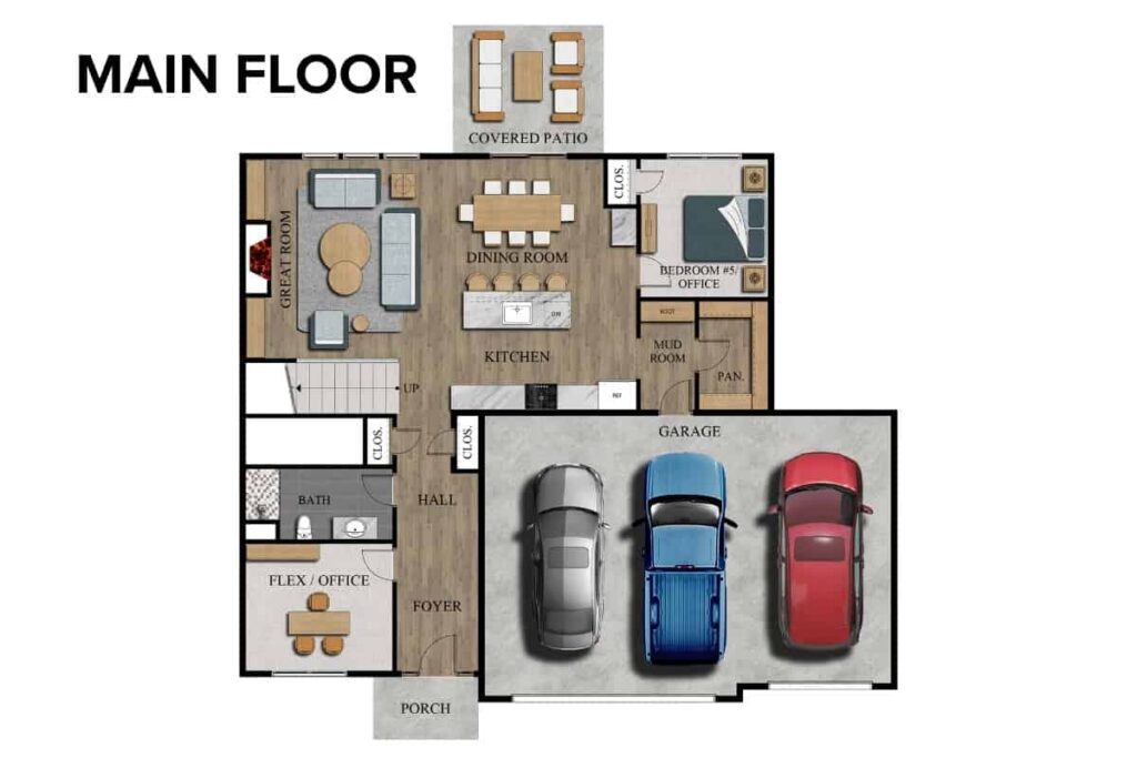 Borrini Floor Plan Layout By Comerio Homes
