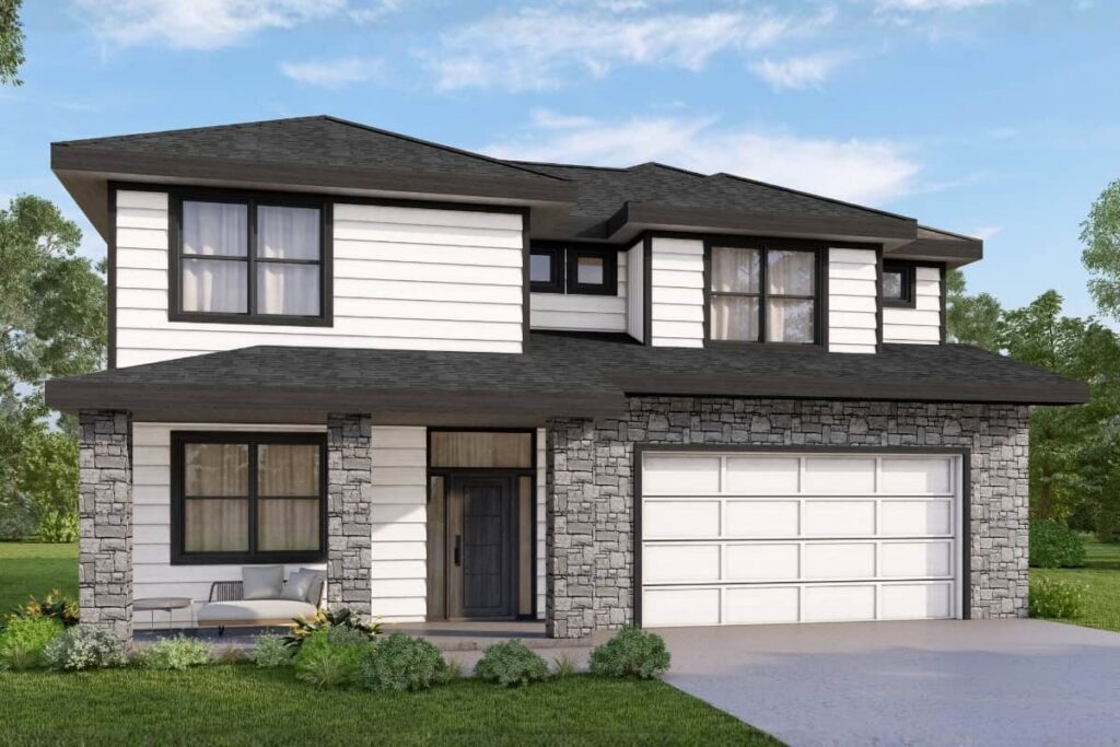Borrini Exterior Elevation Rendering By Comerio Homes