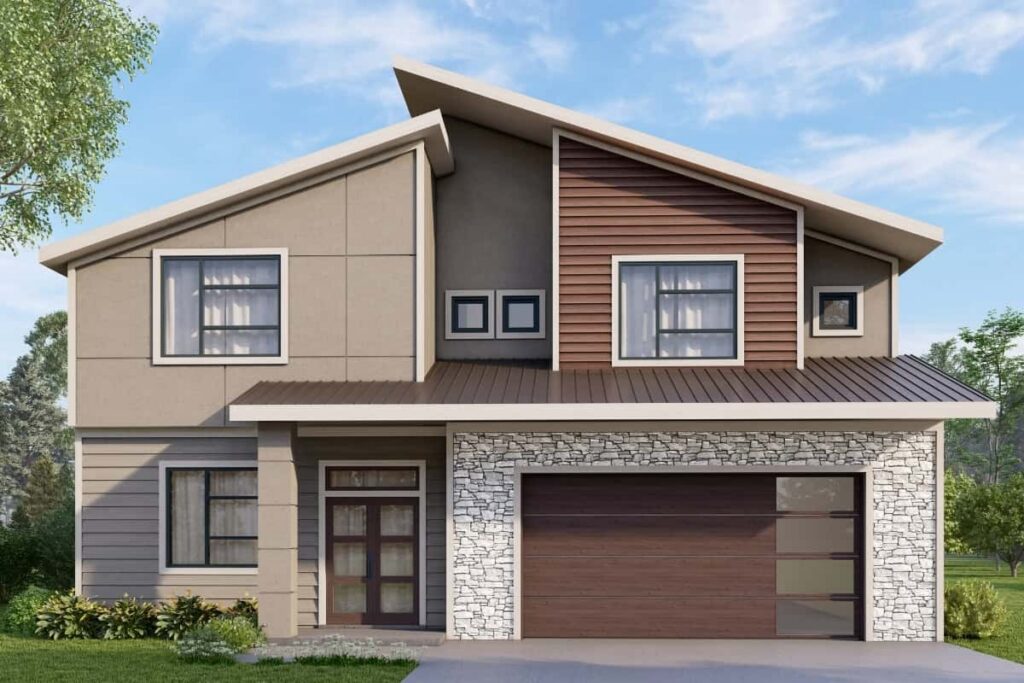 Borrini Exterior Elevation Rendering By Comerio Homes