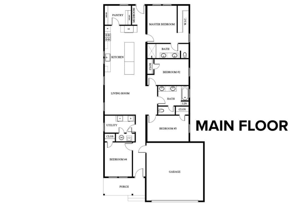 Cedar Floor Plan Layout By Comerio Homes