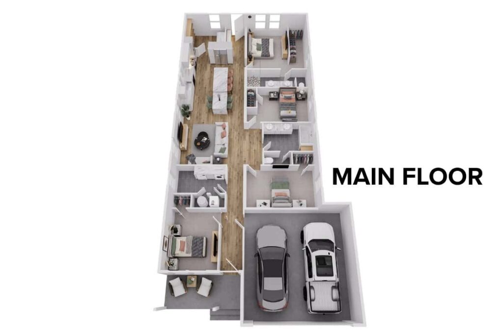 Cedar Floor Plan Layout By Comerio Homes