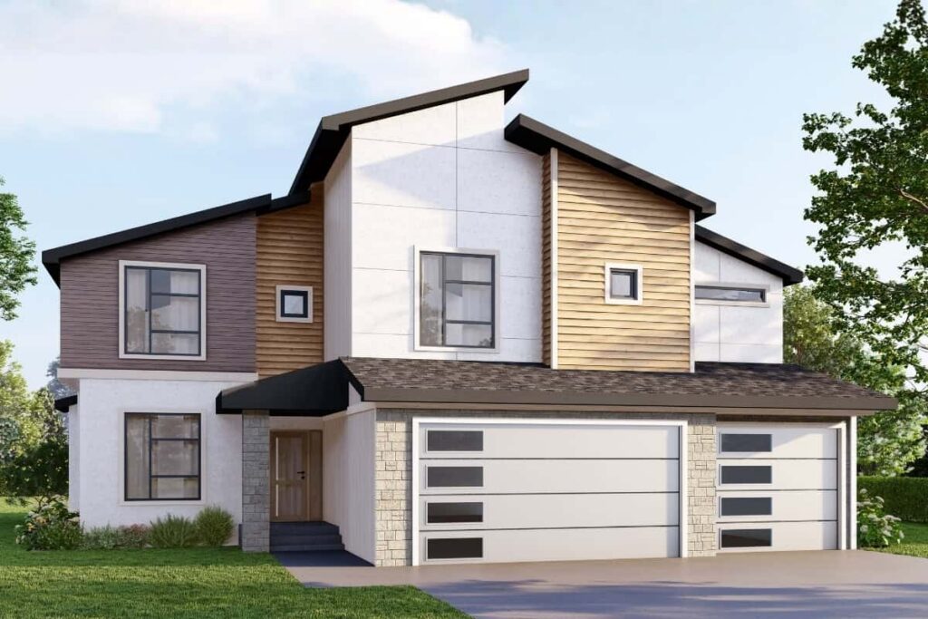 Clara Exterior Elevation Rendering By Comerio Homes