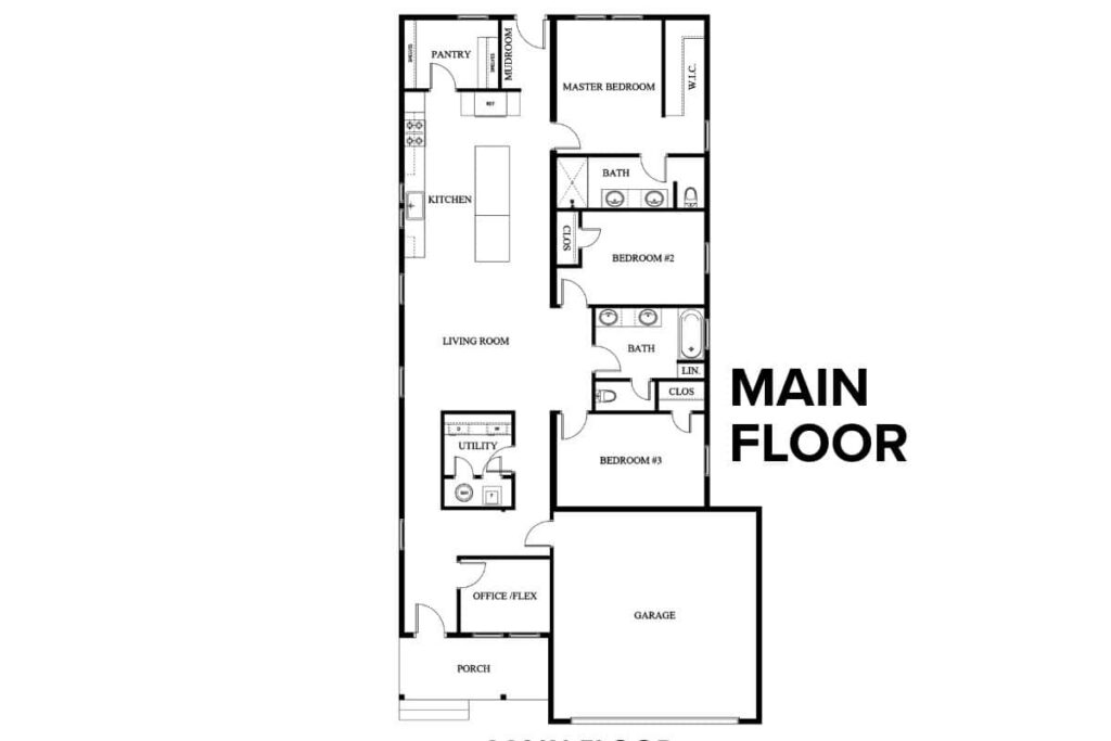 Cypress Floor Plan Layout By Comerio Homes
