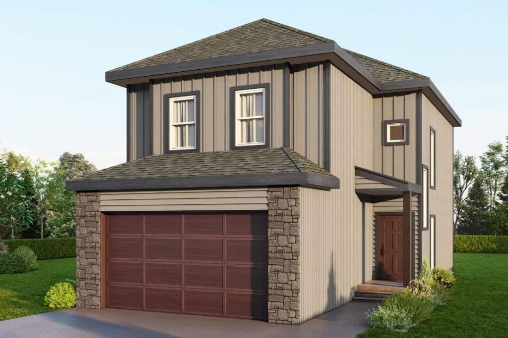 Emilio Exterior Elevation Rendering By Comerio Homes
