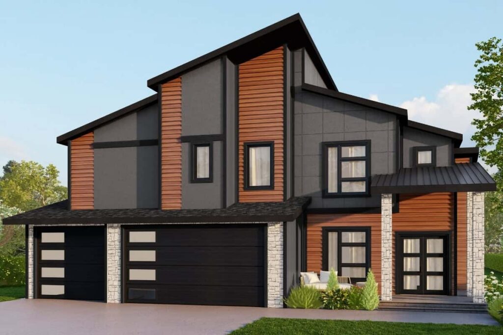Justina Exterior Elevation Rendering By Comerio Homes