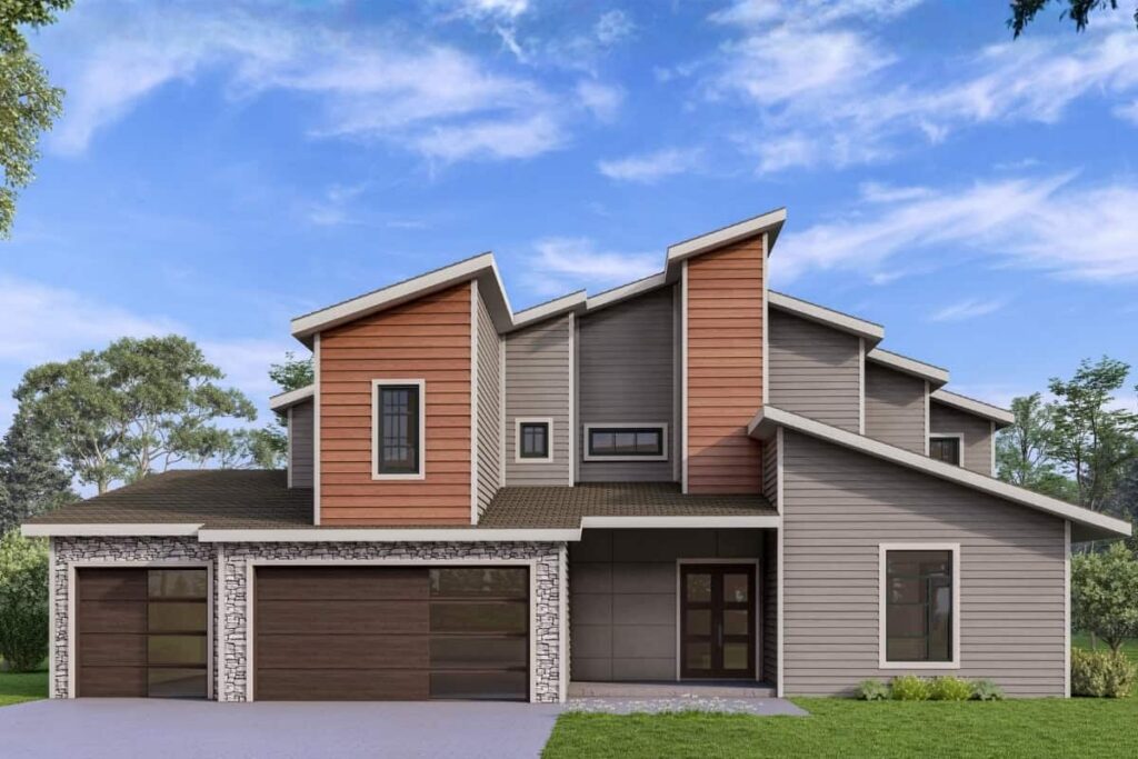 Lago Exterior Elevation Rendering By Comerio Homes