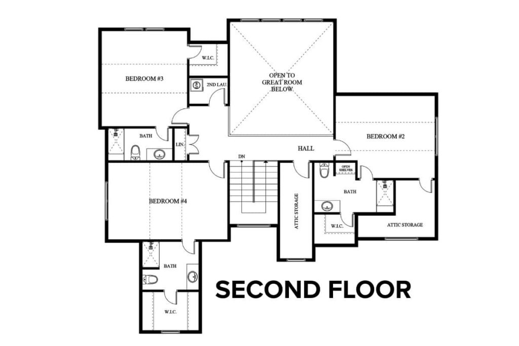 Lago - Side Entry Floor Plan Layout By Comerio Homes