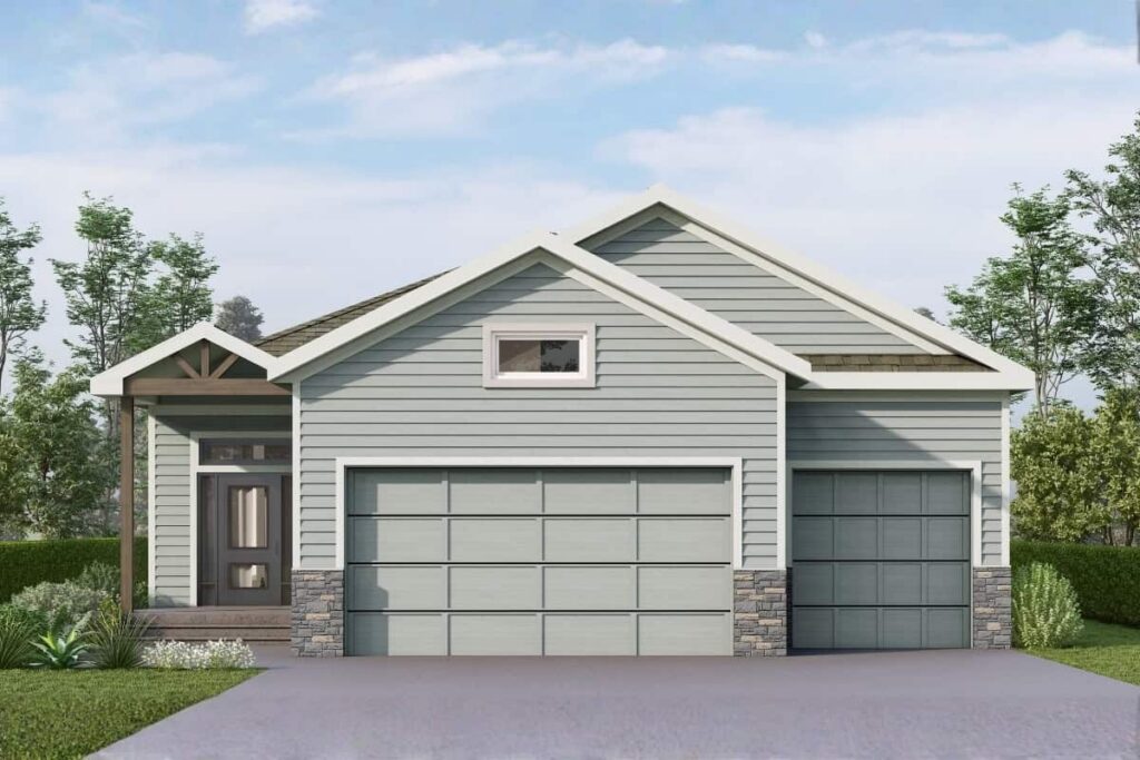 Lena Exterior Elevation Rendering By Comerio Homes