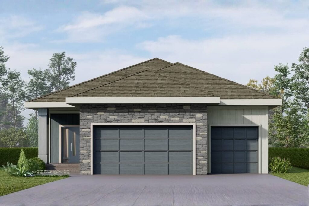 Lena Exterior Elevation Rendering By Comerio Homes