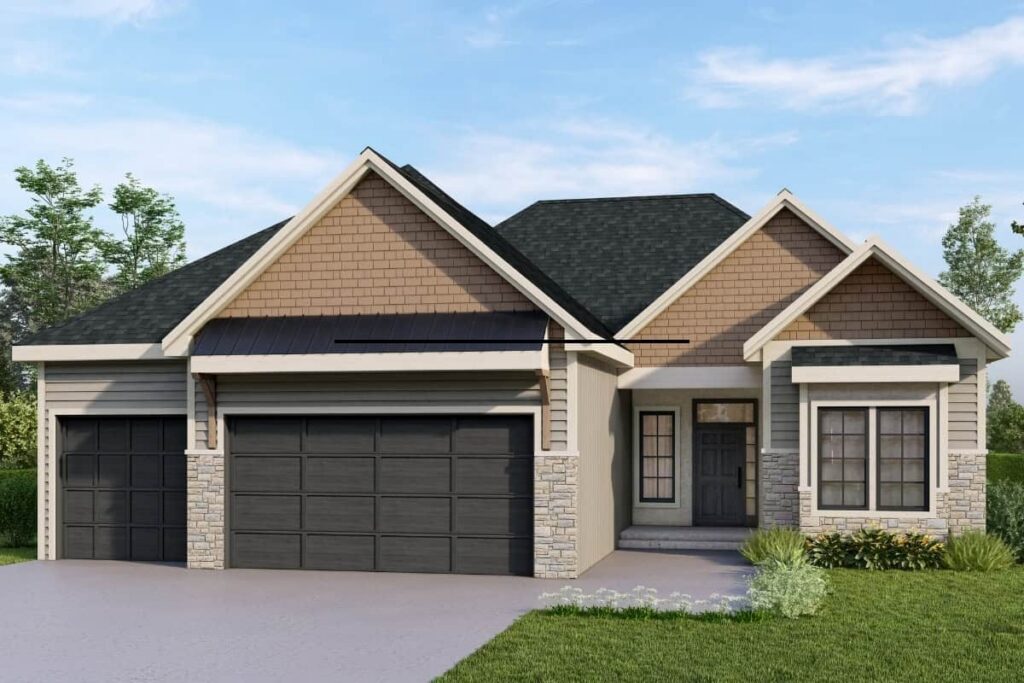 Lombardia Exterior Elevation Rendering By Comerio Homes