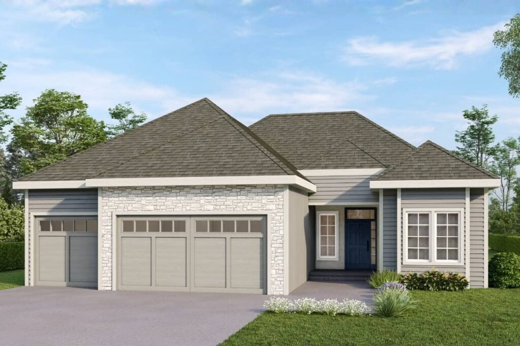 Lombardia Exterior Elevation Rendering By Comerio Homes