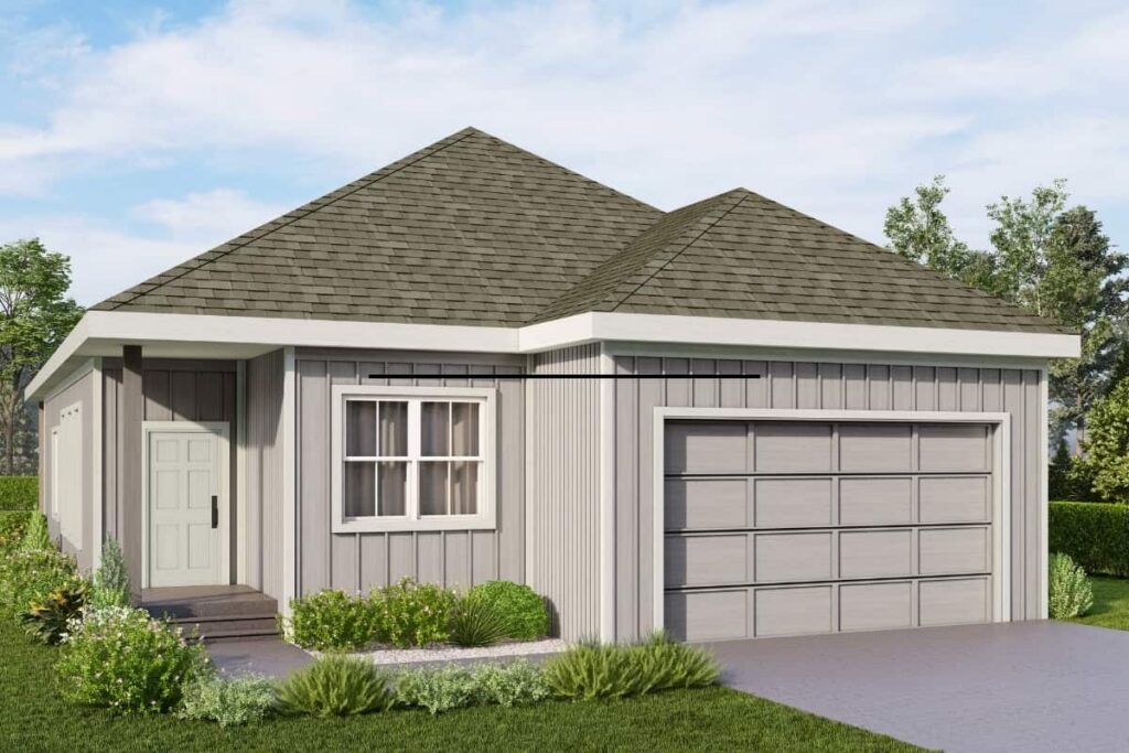 Luto Exterior Elevation Rendering By Comerio Homes