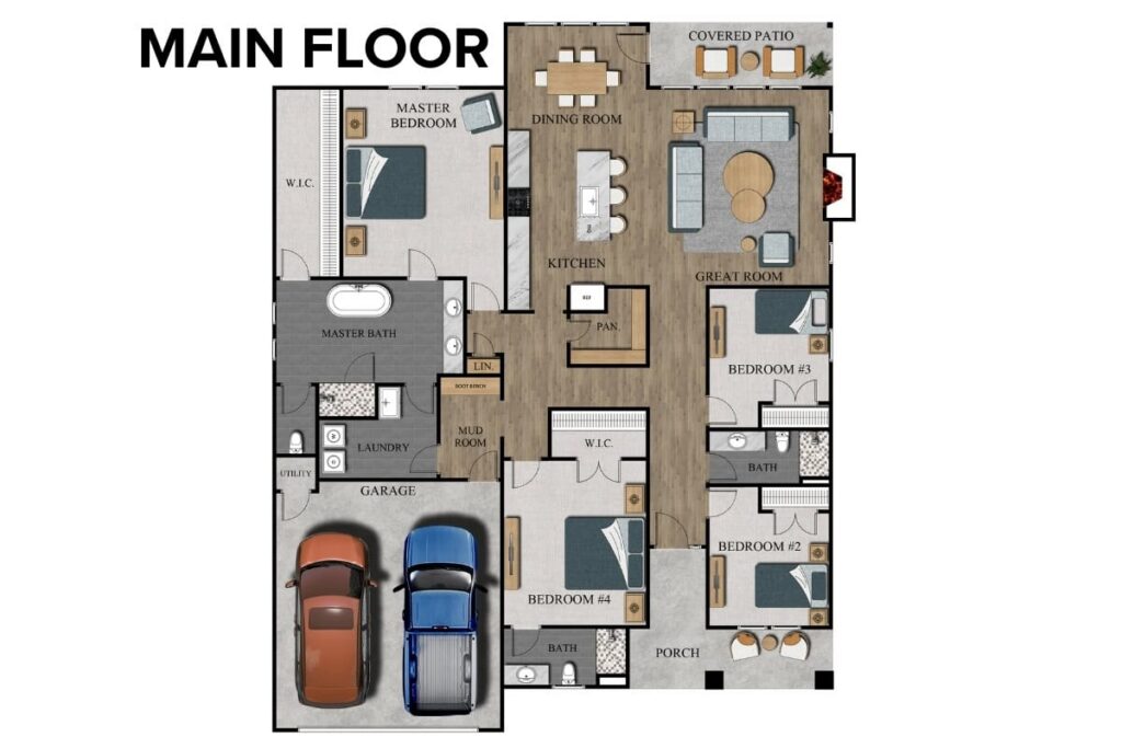 Matilda Expanded Floor Plan Layout By Comerio Homes