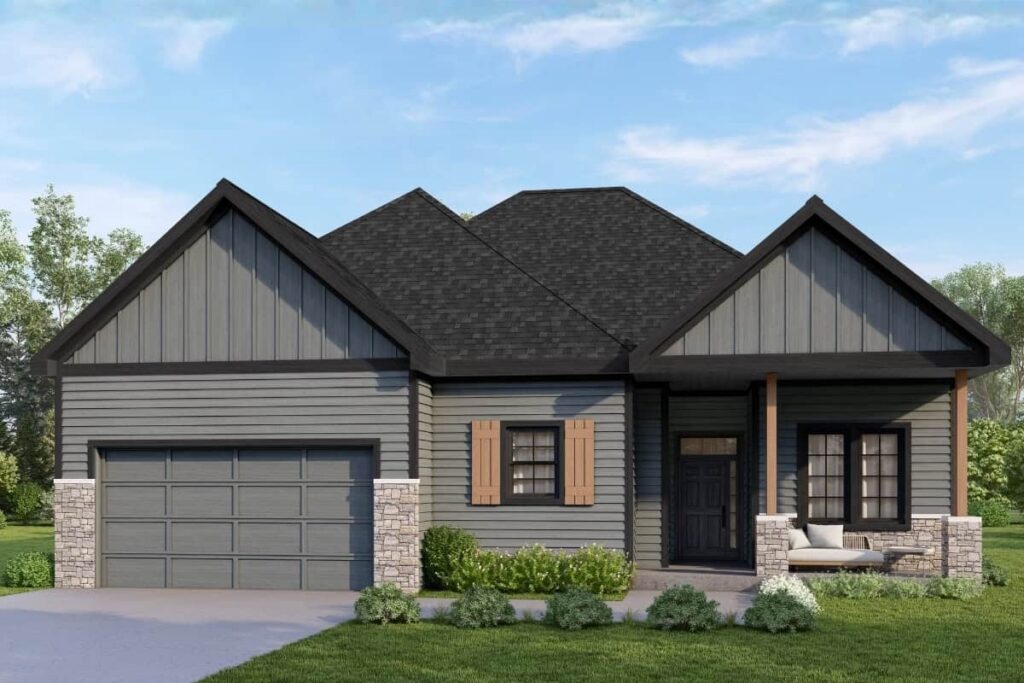 Matilda Expanded Exterior Elevation Rendering By Comerio Homes