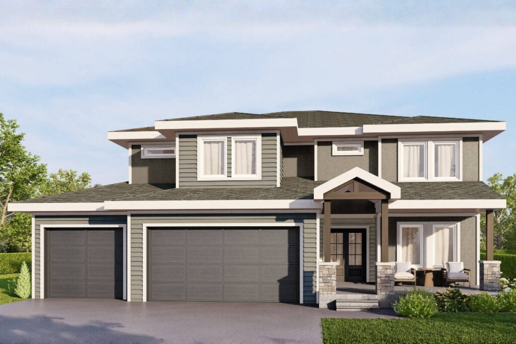 Milano Exterior Elevation Rendering By Comerio Homes