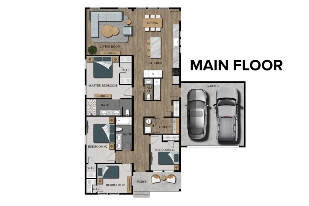 Olive Floor Plan Layout By Comerio Homes