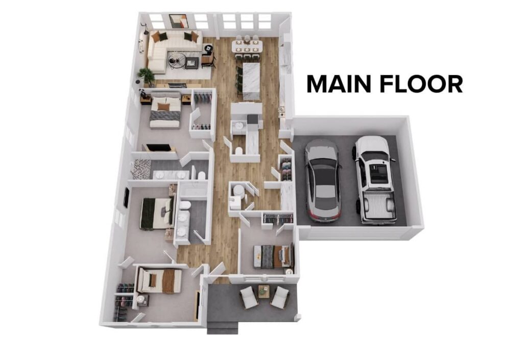 Olive Floor Plan Layout By Comerio Homes