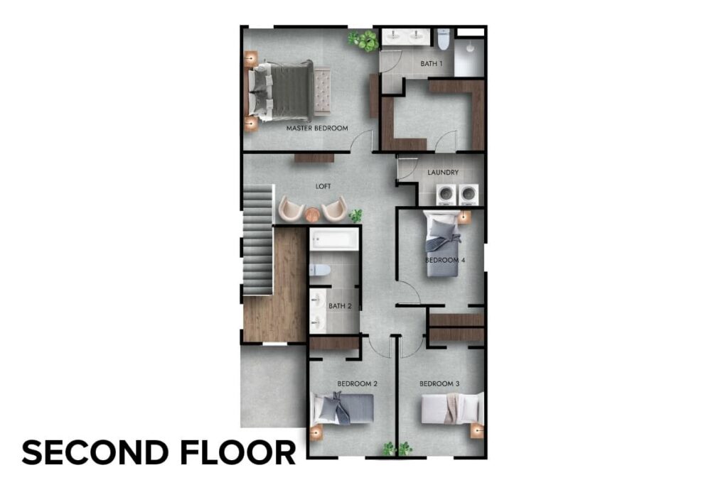 Pietro Floor Plan Layout By Comerio Homes