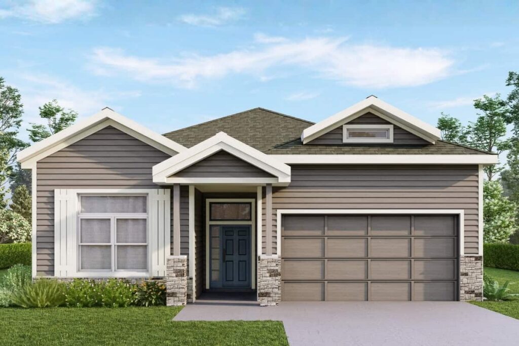 Renaldo Exterior Elevation Rendering By Comerio Homes