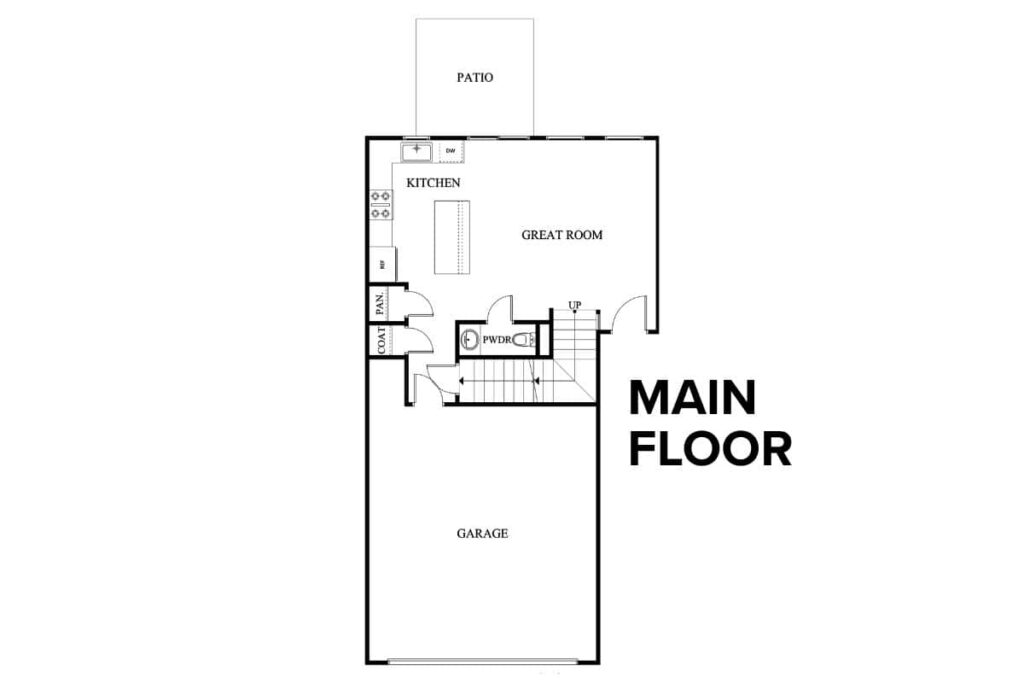 Rockville SF Floor Plan Layout By Comerio Homes