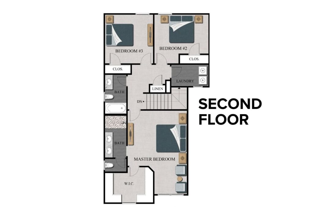 Rockville SF Floor Plan Layout By Comerio Homes