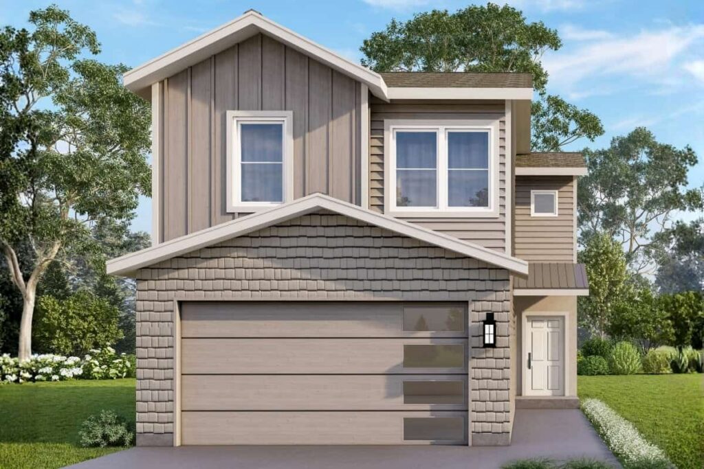 Rockville SF Exterior Elevation Rendering By Comerio Homes