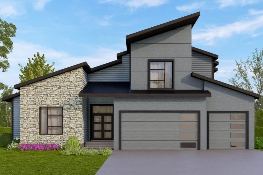 Siena 1.5 Exterior Elevation Rendering By Comerio Homes
