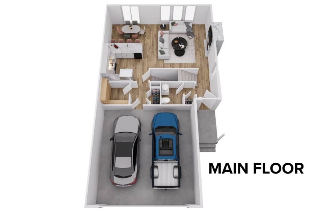 Topaz SF Floor Plan Layout By Comerio Homes