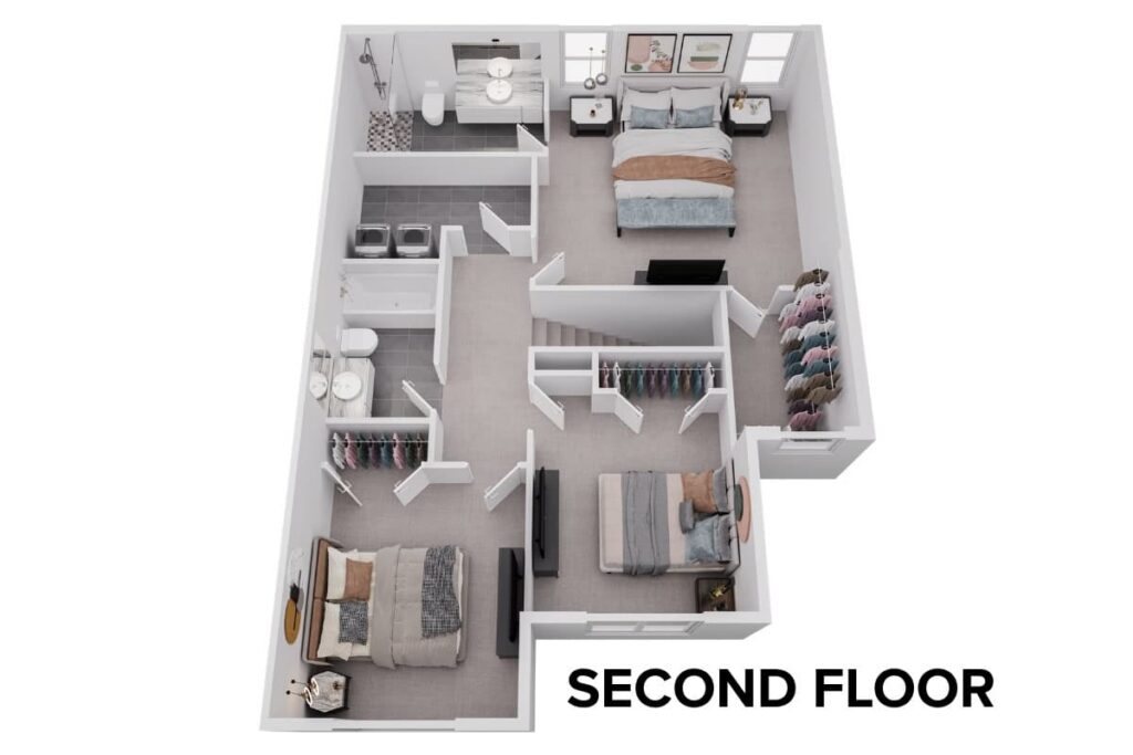 Topaz SF Floor Plan Layout By Comerio Homes