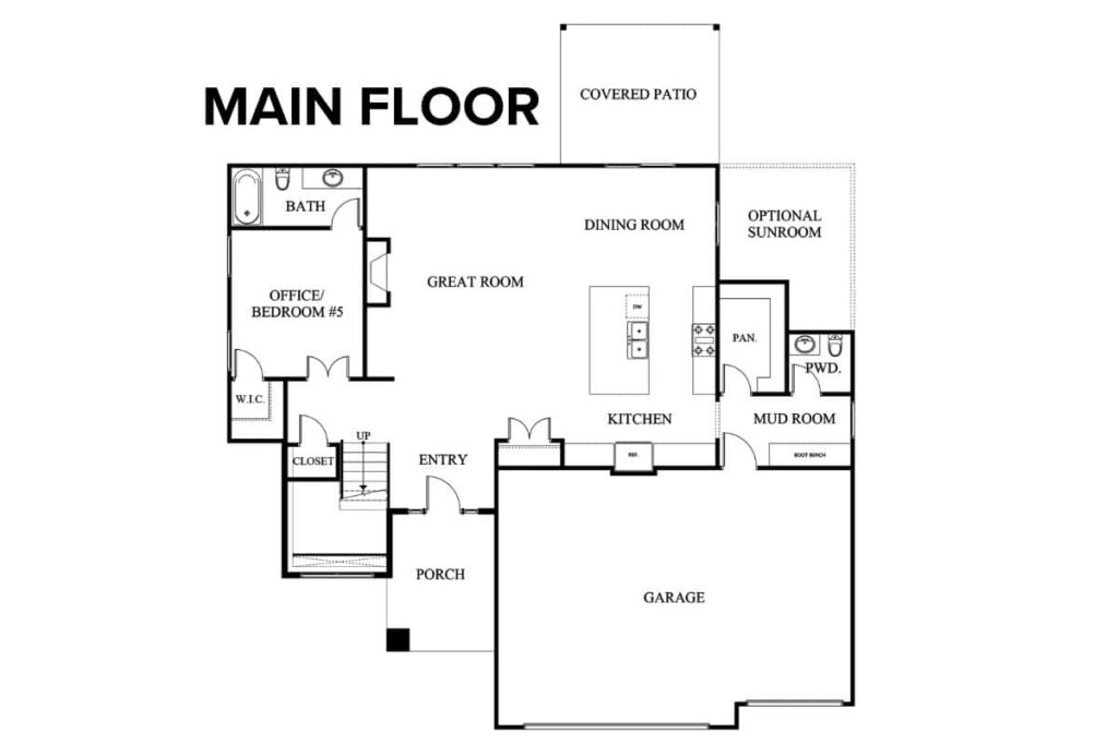Toscano Floor Plan Layout By Comerio Homes