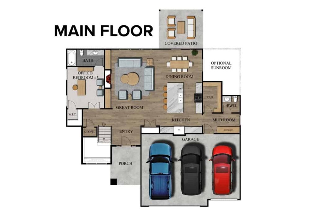 Toscano Floor Plan Layout By Comerio Homes