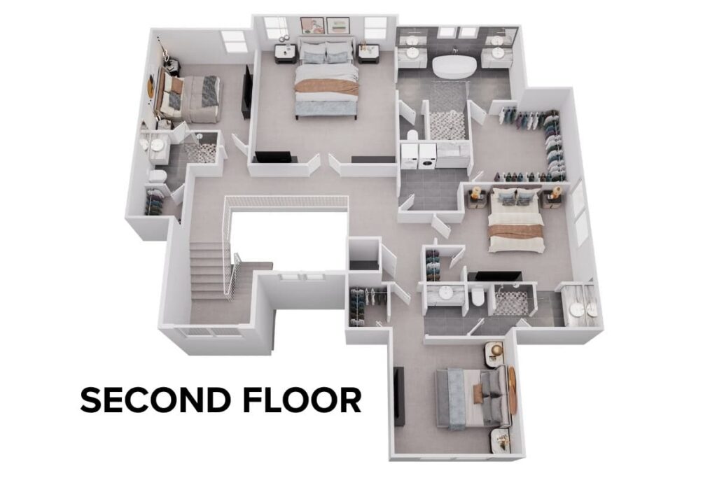 Toscano Floor Plan Layout By Comerio Homes