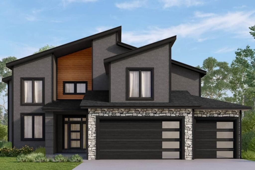 Toscano Exterior Elevation Rendering By Comerio Homes