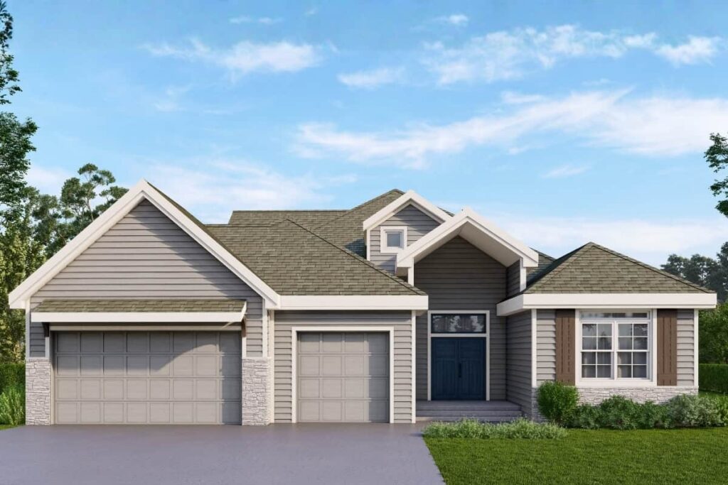 Varese Exterior Elevation Rendering By Comerio Homes