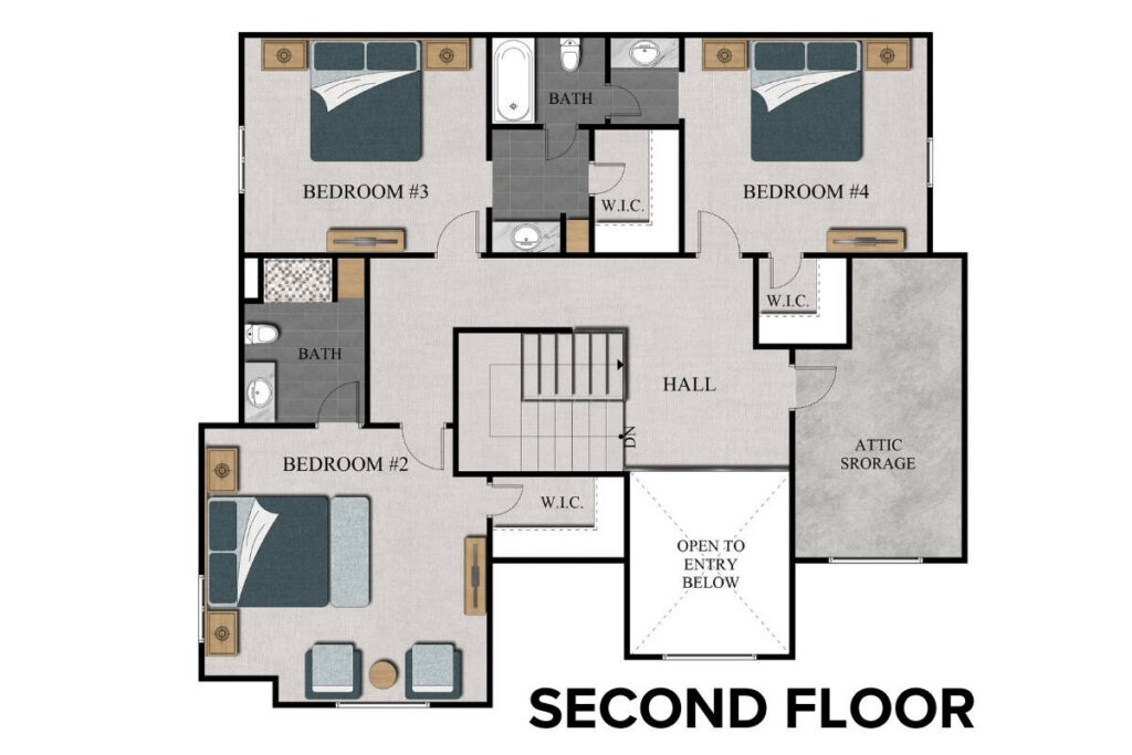 Varese II Side Entry Floor Plan Layout By Comerio Homes