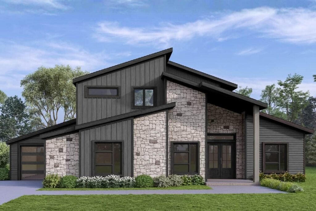 Varese III Exterior Elevation Rendering By Comerio Homes