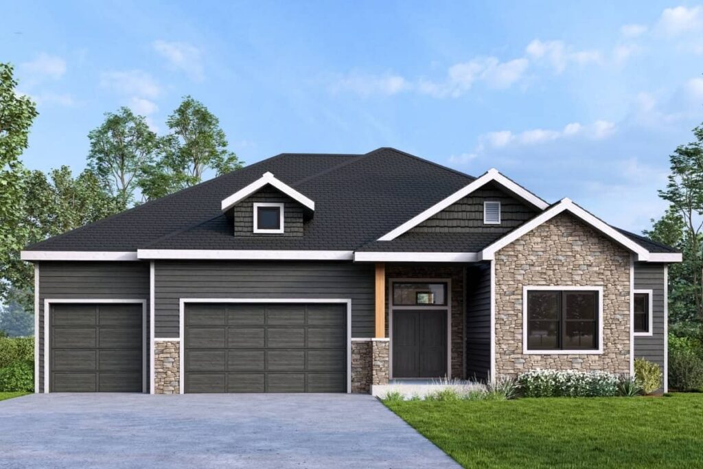 Verona II Elevation A Exterior Rendering
