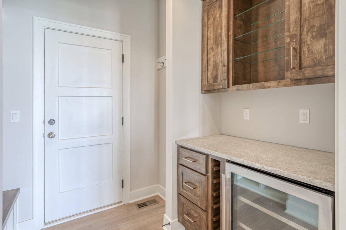 Mudroom Layout With Built In Storage