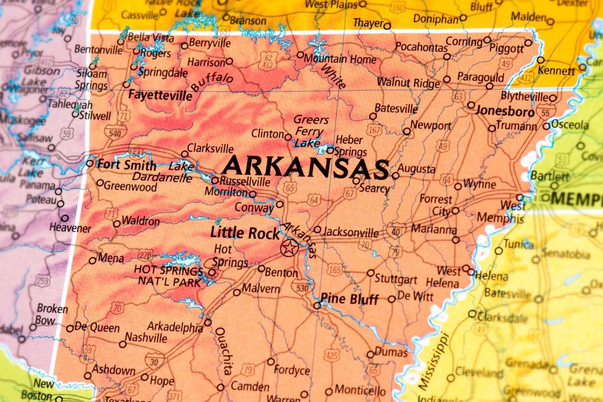 Arkansas State Map