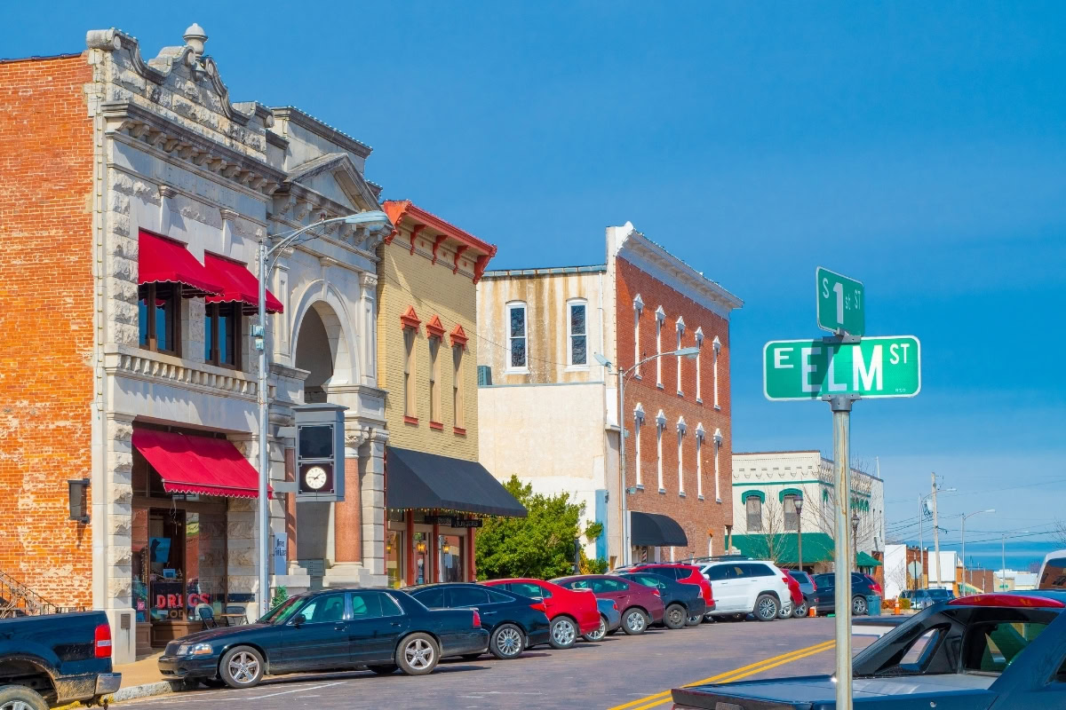 Main Street Downtown Rogers Arkansas
