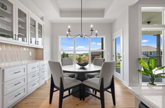 Siena Floor Plan Kitchen And Dining Area In Northwest Arkansas
