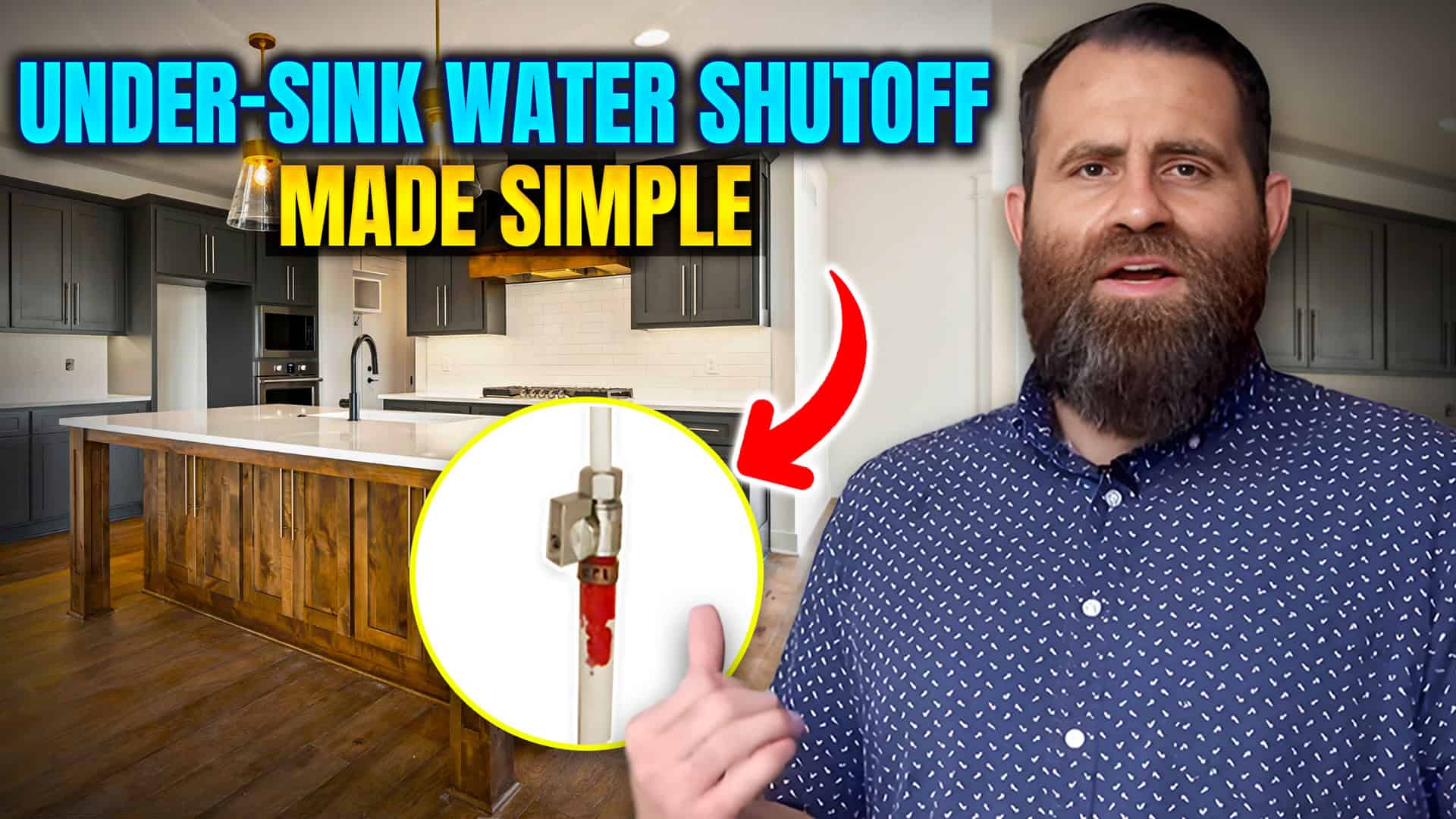 Under Sink Water Shutoff Valve Location And Use