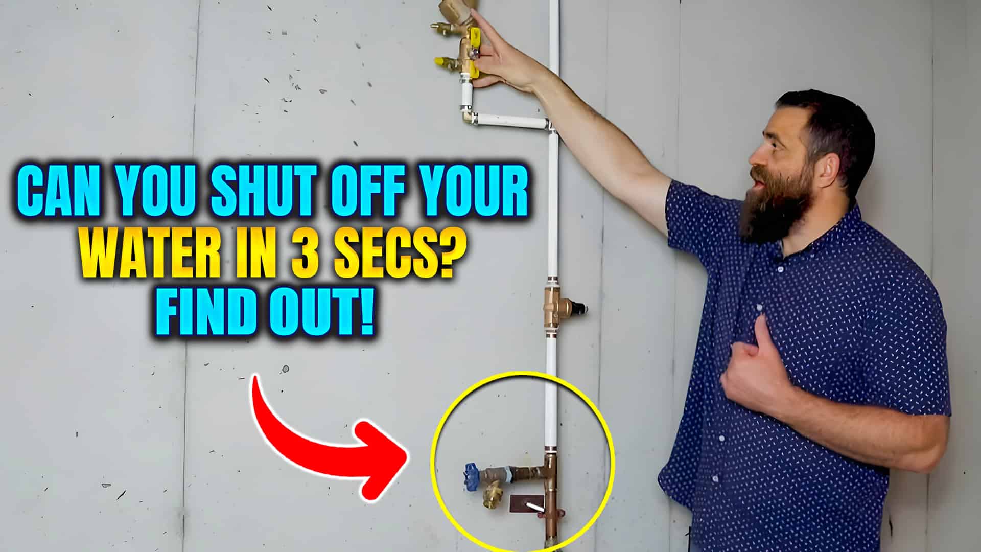 How To Shut Off Your Home Water Supply