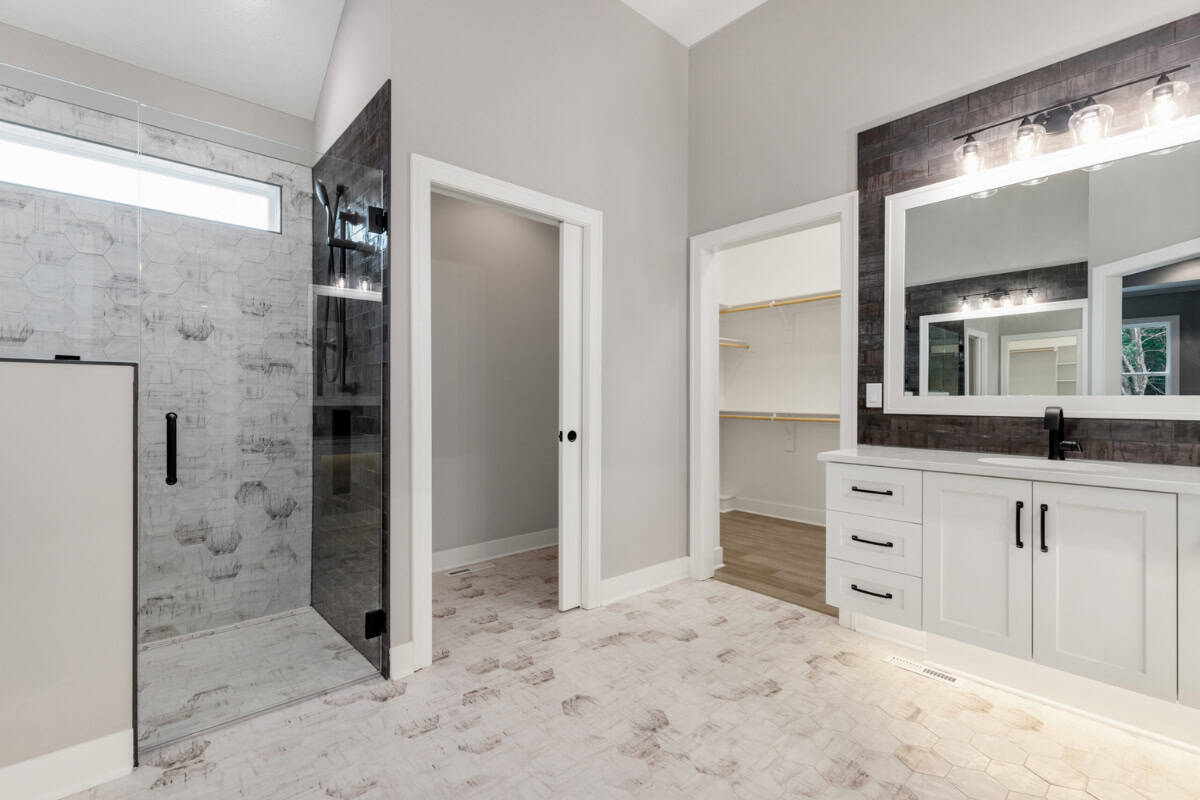 Modern Zero Entry Shower Design