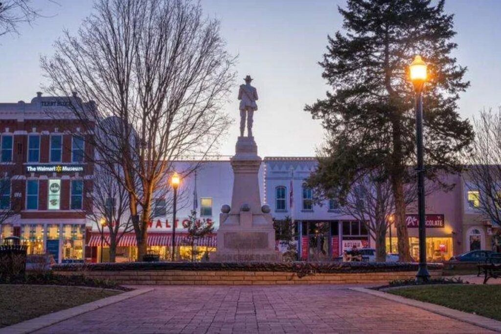 Bentonville Square Downtown In Bentonville Arkansas