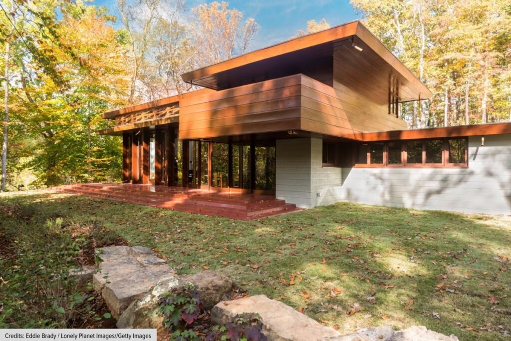 Frank Lloyd Wright House At Crystal Bridges Bentonville Arkansas